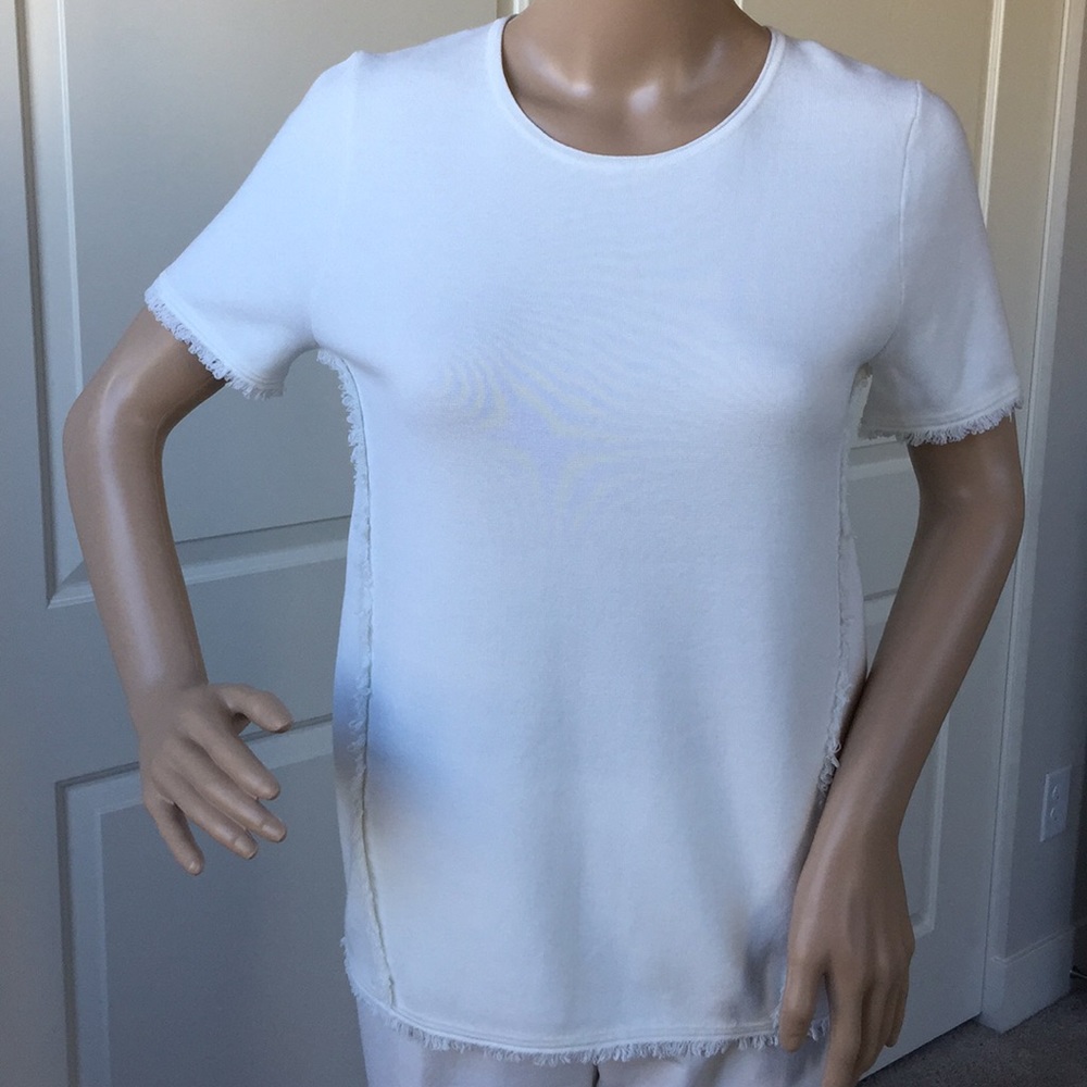 Banana Republic Milano Tee w/fringe